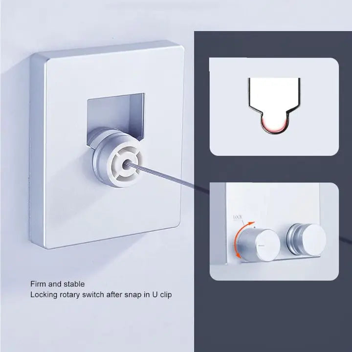Avtoit | Retractable Clothesline – Space-saving, stable & secure