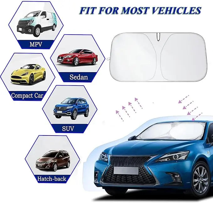 Avtoit | Car sun shades for windshields – UV-reflecting heat shielding for SUVs and cars