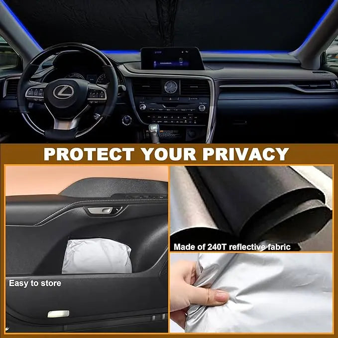 Avtoit | Car sun shades for windshields – UV-reflecting heat shielding for SUVs and cars