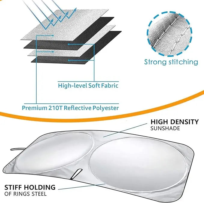 Avtoit | Car sun shades for windshields – UV-reflecting heat shielding for SUVs and cars
