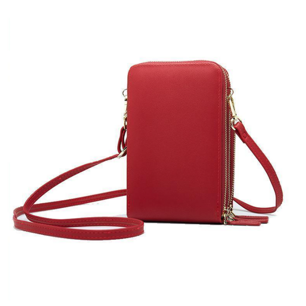 Avtoit | Triple Secure Leather Phone Purse: Elegance Meets Practicality