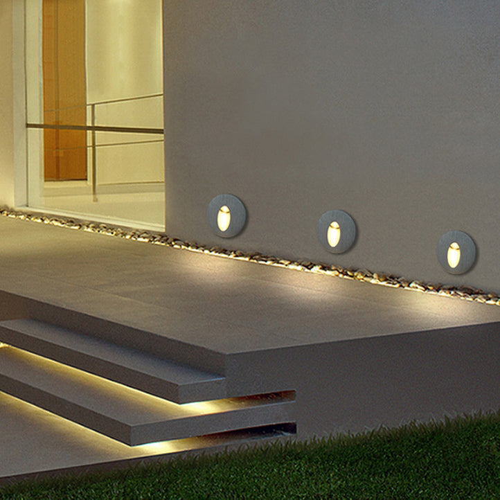 Avtoit | Modern Art Deco Round Square Aluminum Waterproof LED Wall Light for Hallways