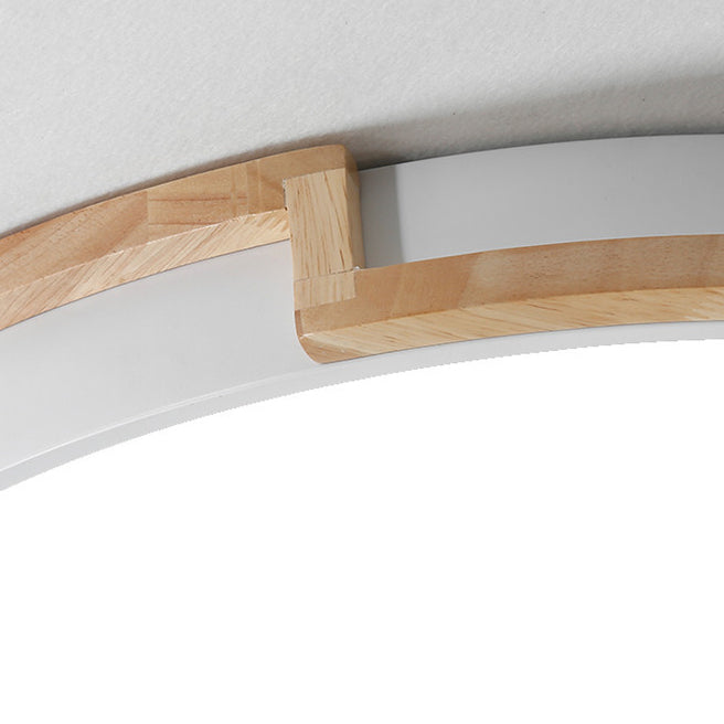 Avtoit | LumenCraft Nordic LED Ceiling Light | Wooden Frame | Acrylic Shade | Mood Light | For Bedroom and Living Room