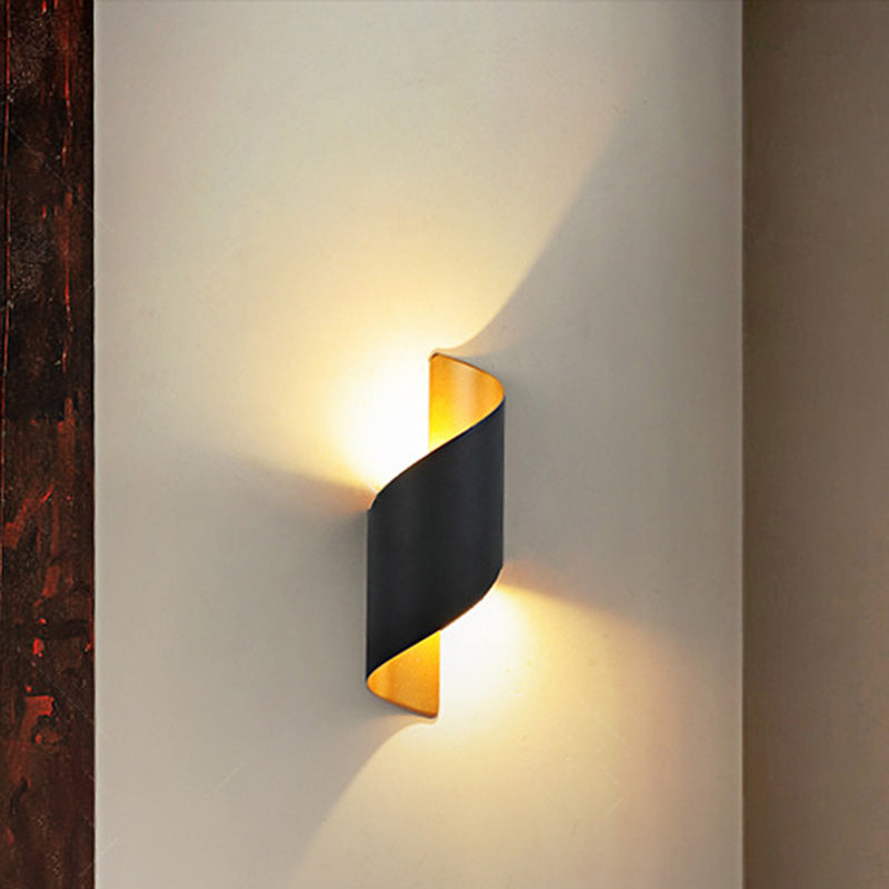 Avtoit | Modern Minimalist Waterproof Spiral Aluminum Acrylic LED Wall Light for Bedroom