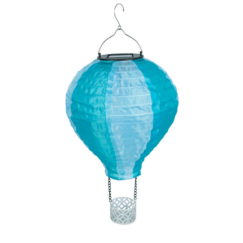Avtoit | Contemporary Creative Solar Hot Air Balloon Fabric Shade LED Outdoor Pendant Light for Terrace Outside