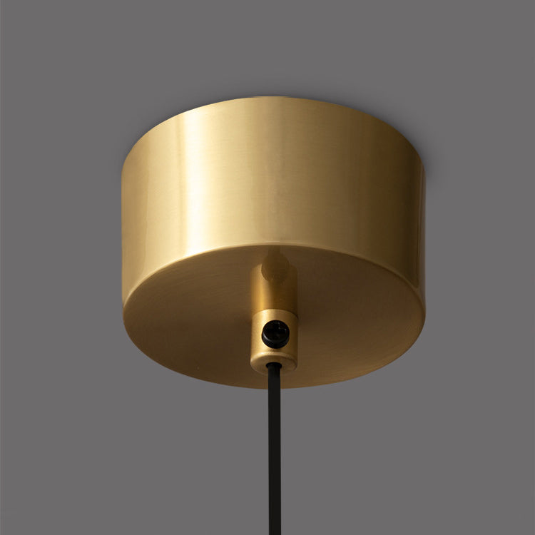 Avtoit | Minimalistic Round Cylinder Iron LED Pendant Light for Bedroom