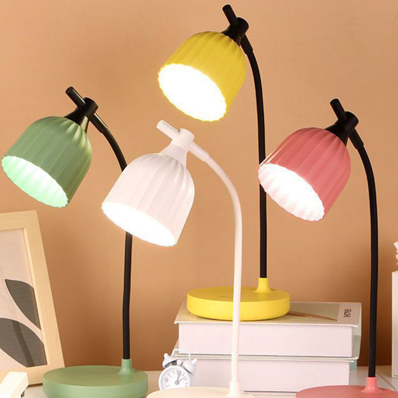 Avtoit | Modern Minimalistic Round Folded ABS LED Table Lamp For Living Room