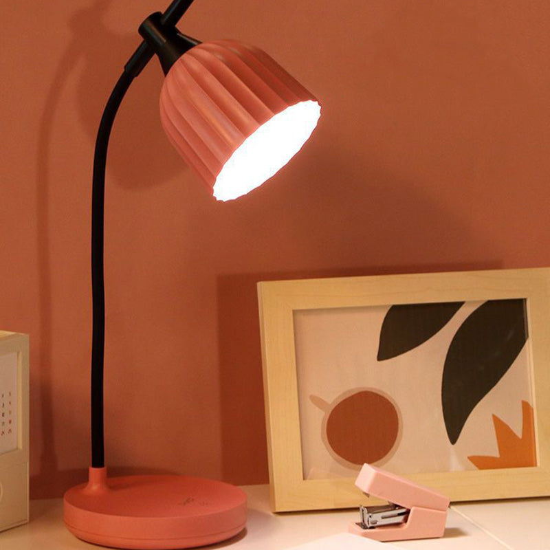Avtoit | Modern Minimalistic Round Folded ABS LED Table Lamp For Living Room