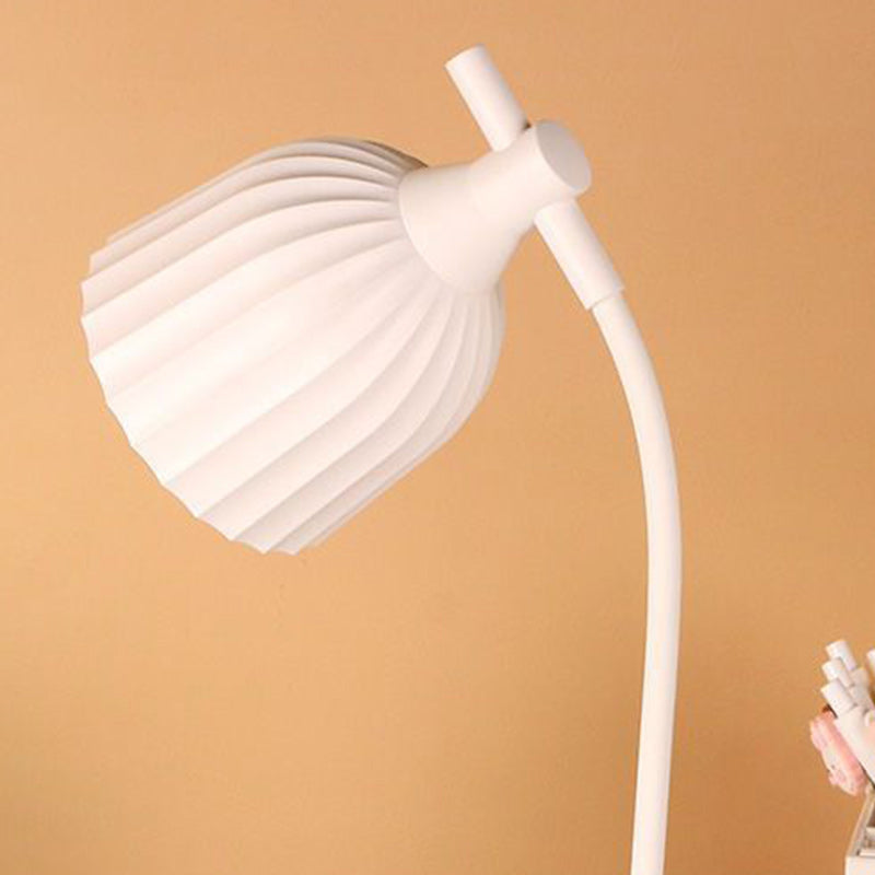 Avtoit | Modern Minimalistic Round Folded ABS LED Table Lamp For Living Room