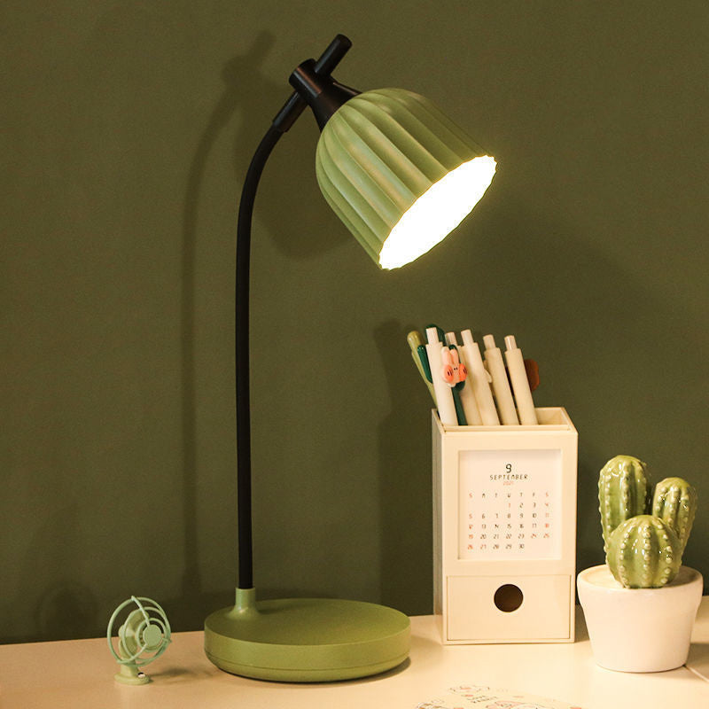 Avtoit | Modern Minimalistic Round Folded ABS LED Table Lamp For Living Room
