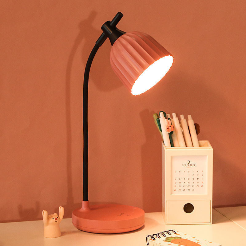 Avtoit | Modern Minimalistic Round Folded ABS LED Table Lamp For Living Room
