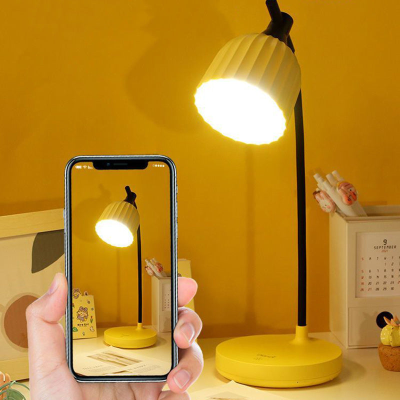 Avtoit | Modern Minimalistic Round Folded ABS LED Table Lamp For Living Room