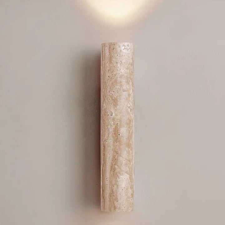 Avtoit | Nordivea Travertine Wall Light | Scandinavian Design | 2-Light | Wood & Travertine