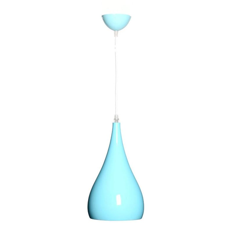 Avtoit | Nordic Iron Wood Aluminum Pumpkin Water Drop 1-Light Pendant Light for Dining Room