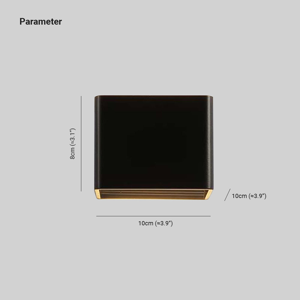 Avtoit | Modern square wall light