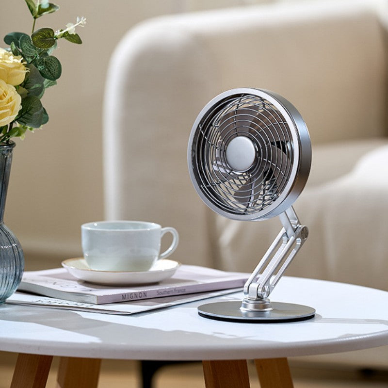 Avtoit | Desktop 360¬∞ Rotatable Foldable Metal Mini Fan