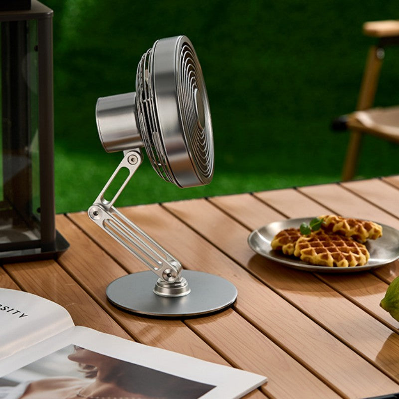 Avtoit | Desktop 360¬∞ Rotatable Foldable Metal Mini Fan