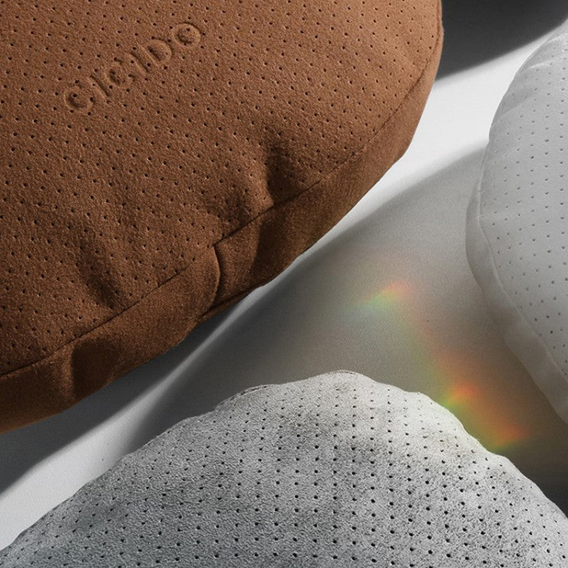 Avtoit | Suede Car Neck Pillow And Lumbar Support