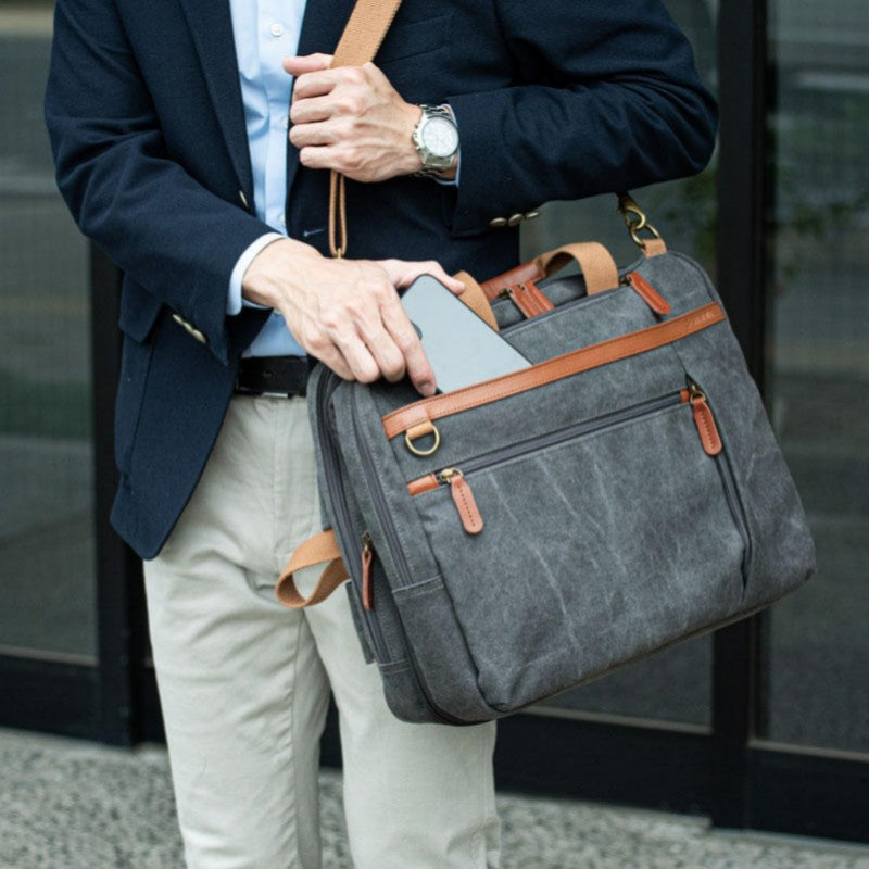 Avtoit | Retro Casual Crossbody Backpack With Laptop Compartment