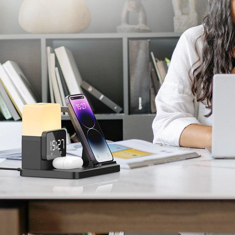 Avtoit | Multi-Functional Night Light Clock Wireless Charger