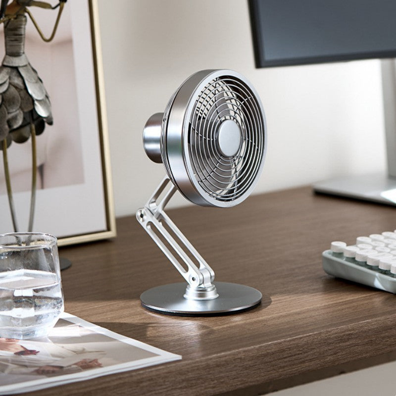 Avtoit | Desktop 360¬∞ Rotatable Foldable Metal Mini Fan