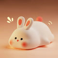 Avtoit | Cute Rabbit-Shaped USB Rechargeable Silicone Night Light for the Bedroom