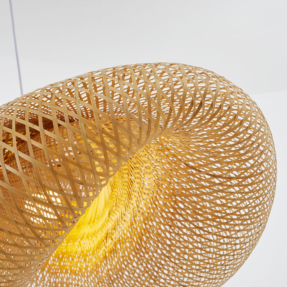 Avtoit | Bamboo Pendant Light | Handmade Hanging Lamp for Dining Room