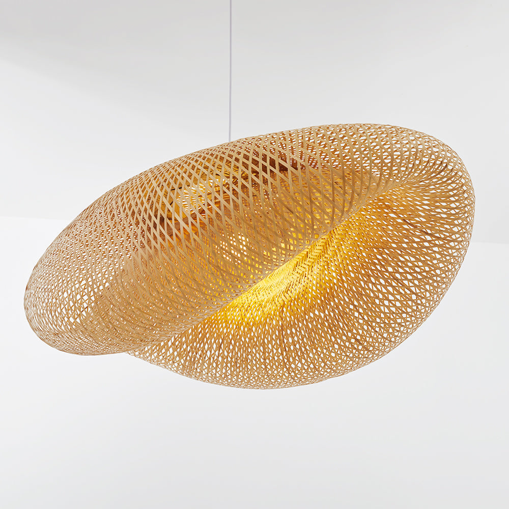 Avtoit | Bamboo Pendant Light | Handmade Hanging Lamp for Dining Room