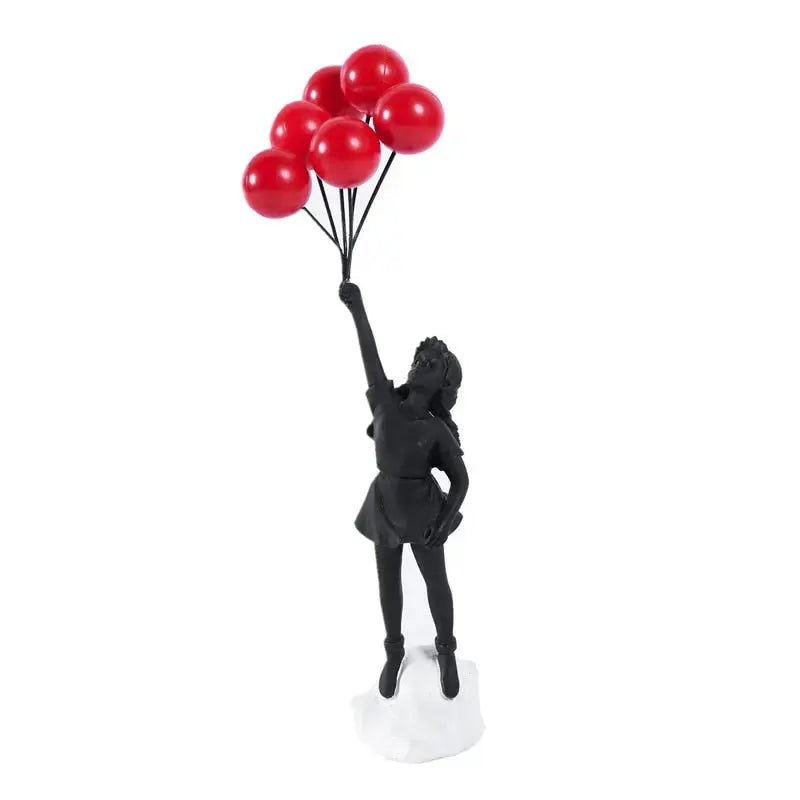 Avtoit | Banksy flying Balloon Girl Statue