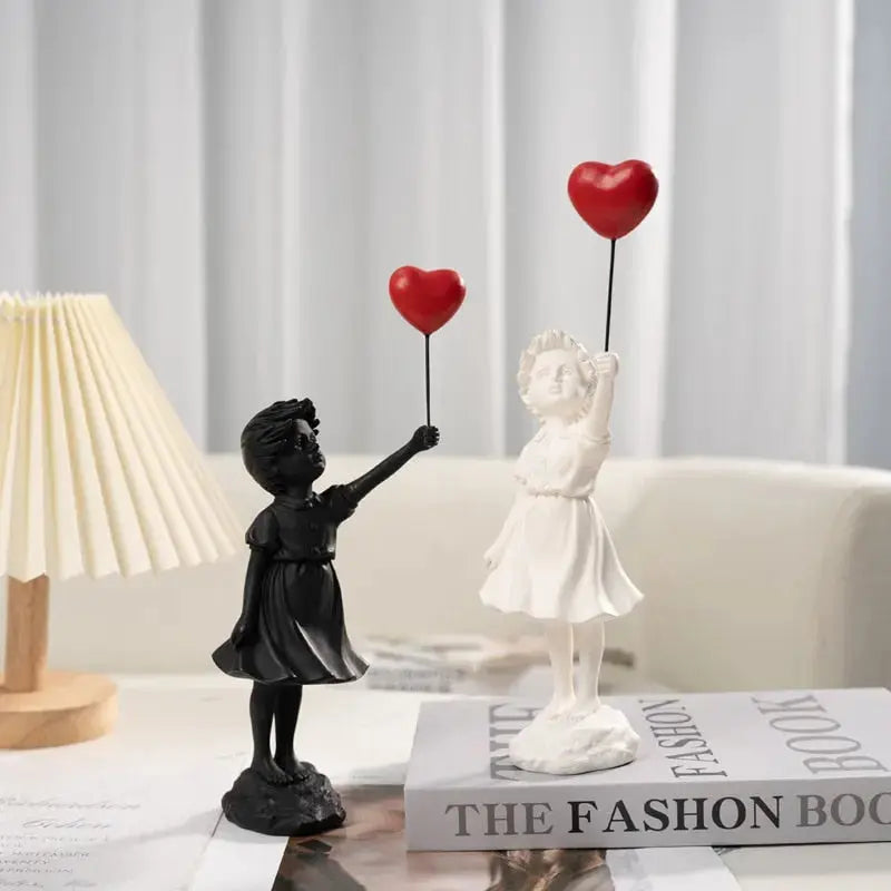 Avtoit | Banksy flying Balloon Girl Statue