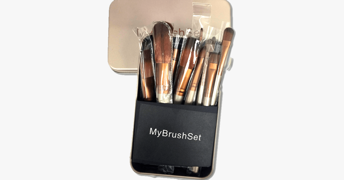 Avtoit | Premium Makeup Brush - Set with 12 - Ideal for a Complete Makeover