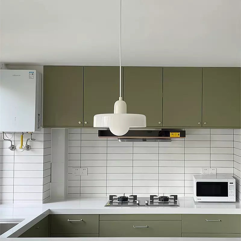 Avtoit | Coloured Glass Pendant Light – Elegant Bauhaus-Style Hanging Lamp for Living Room & Dining Area