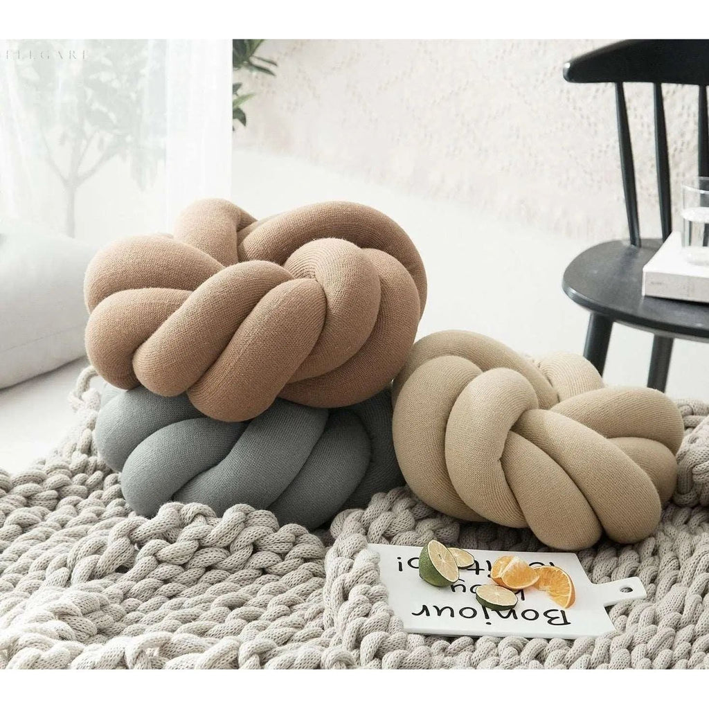 Avtoit | Cotton Knot Cushion | Stylish Decorative Cushion