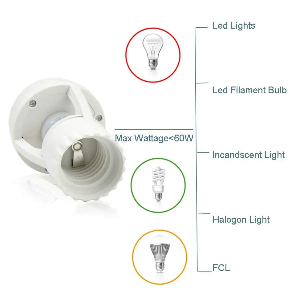 Avtoit | Motion-controlled E27 lamp socket with IR sensor