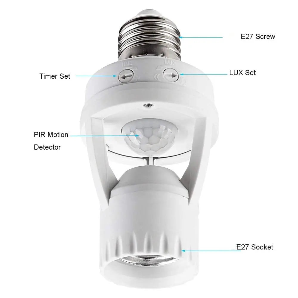 Avtoit | Motion-controlled E27 lamp socket with IR sensor