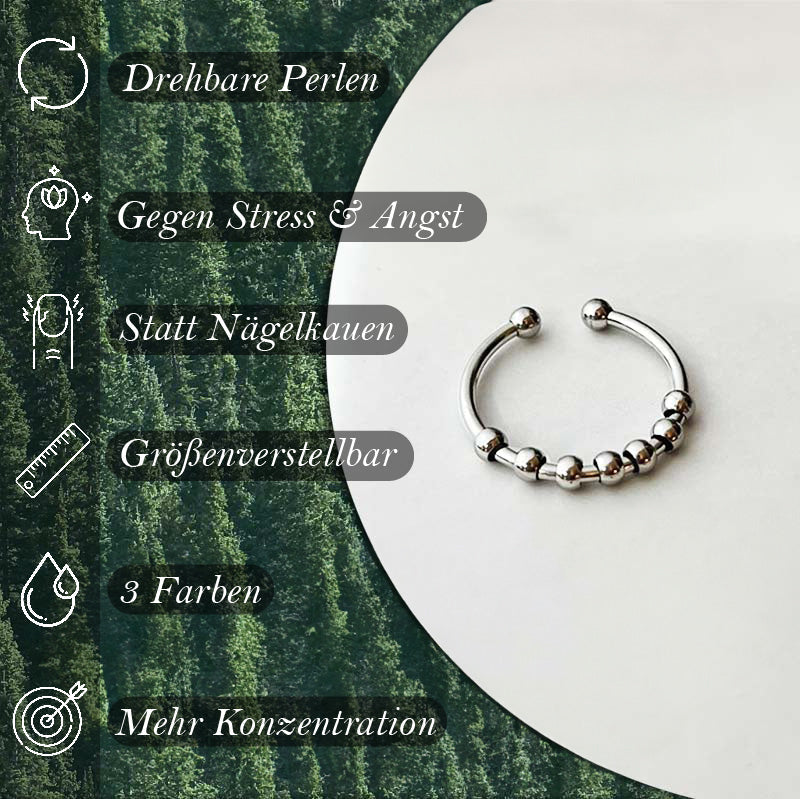 Avtoit | Calm – Anxiety Ring with Pearls - Anti Stress & Anti Anxiety