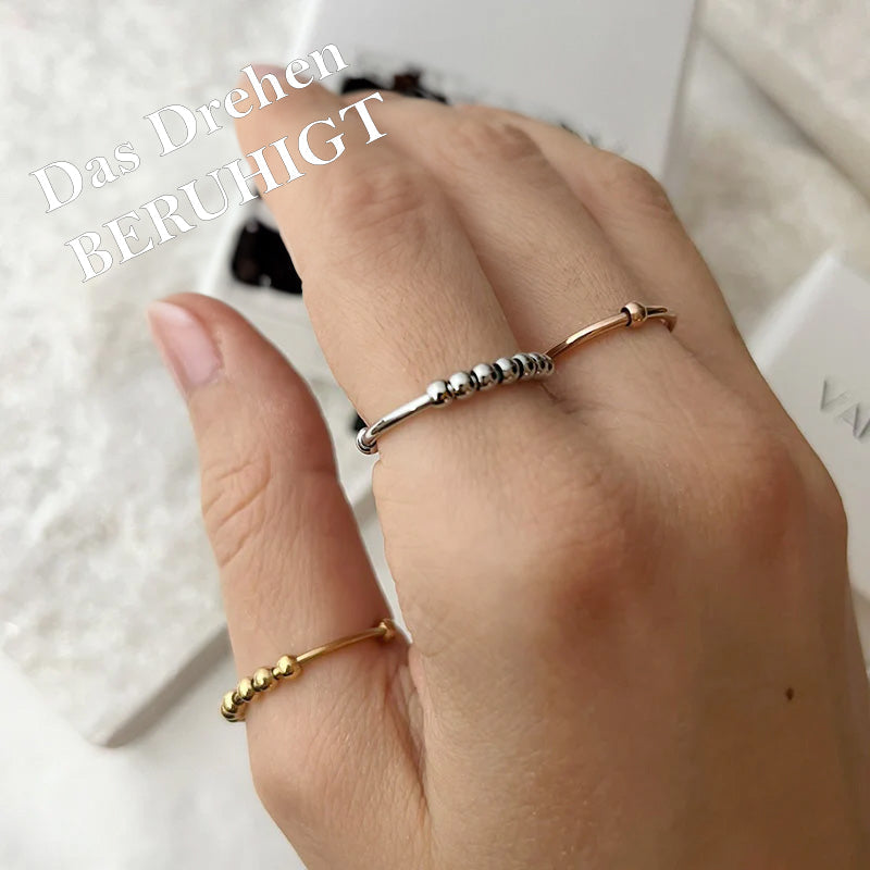 Avtoit | Calm – Anxiety Ring with Pearls - Anti Stress & Anti Anxiety