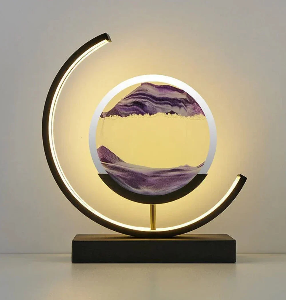 Avtoit | Balance Sand Art Lamp | Best Lava Lamps-Inspired Space Lamp, Cool LED Night Light for Relaxing Bedroom & Living Room Decor