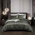 Avtoit | VelvetDream - Black Satin Bed Set