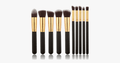Avtoit | 10-piece handcrafted Kabuki brush set – Blend makeup stylishly