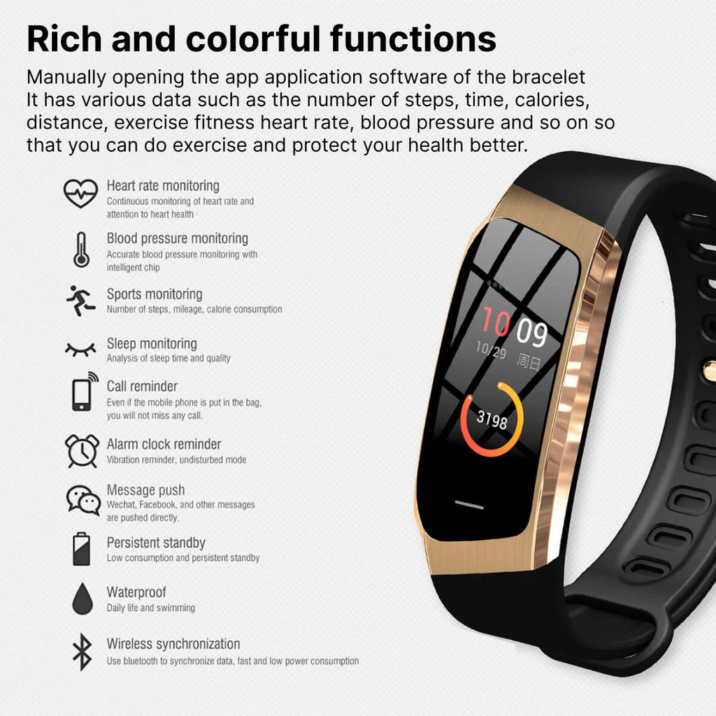 Avtoit | Blood Pressure Smart Watch and Heart Rate Monitor