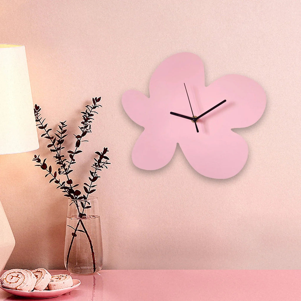 Avtoit | BloomTime | Wall Clock Modern 30 cm Colorful Wood