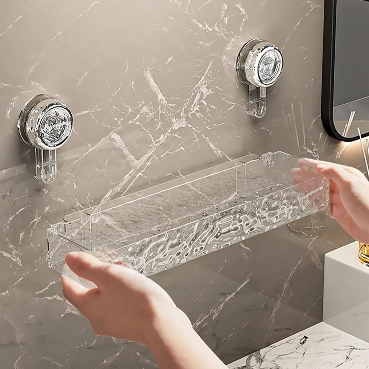 Avtoit | Suction Cup Shower Shelf – Strong & Secure Hold
