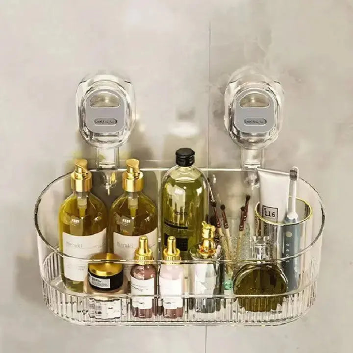 Avtoit | Drill-free suction cup bathroom storage box