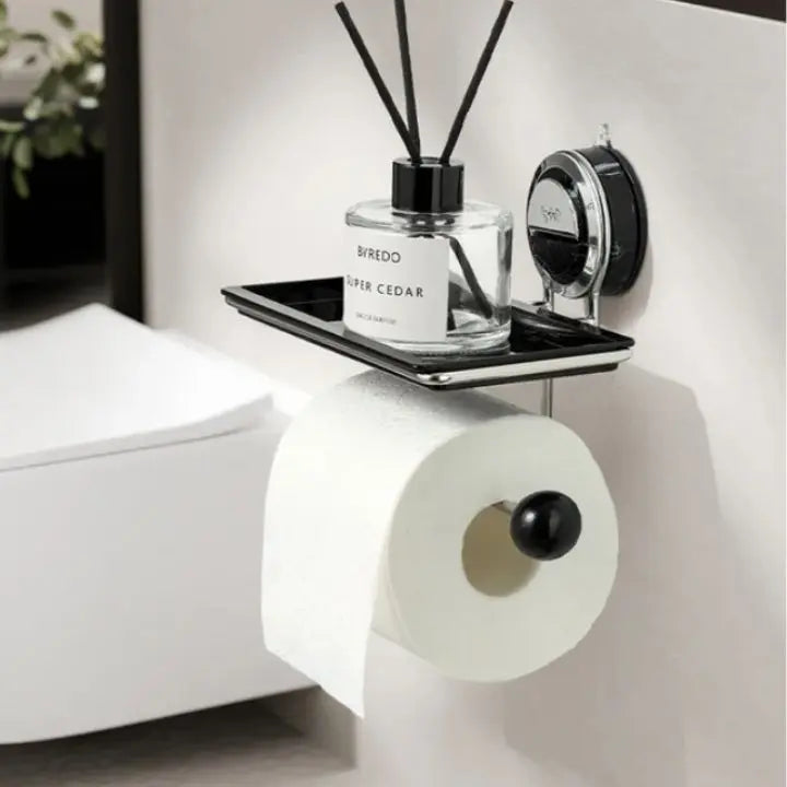 Avtoit | Drill-free toilet paper holder made of stainless steel
