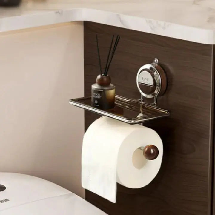 Avtoit | Drill-free toilet paper holder made of stainless steel