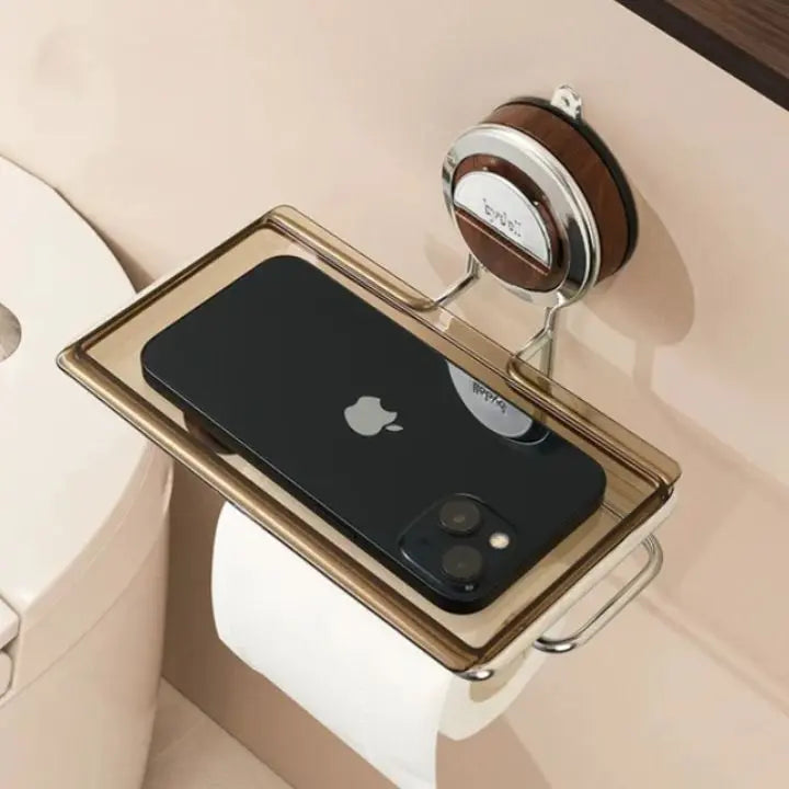 Avtoit | Drill-free toilet paper holder made of stainless steel