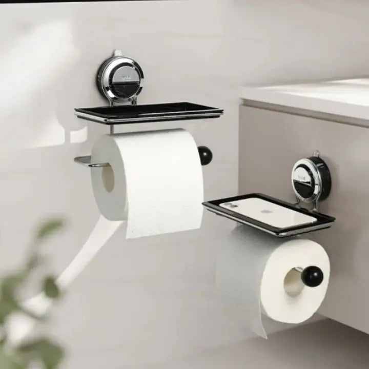 Avtoit | Drill-free toilet paper holder made of stainless steel
