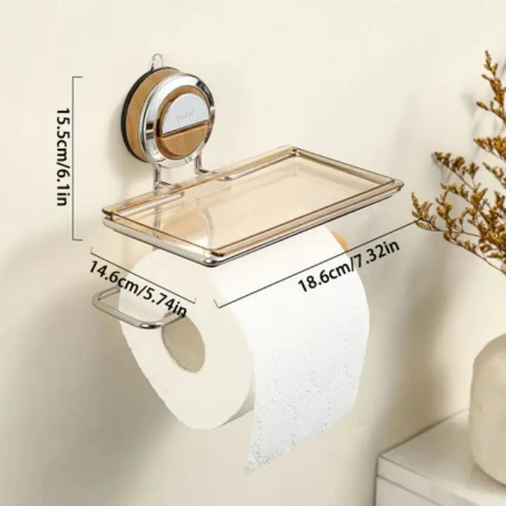 Avtoit | Drill-free toilet paper holder made of stainless steel