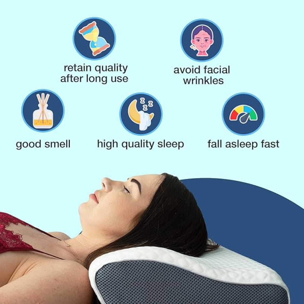 Avtoit | BreatheEase Neck Pillow | Orthopedic Anti-Snoring Pillow